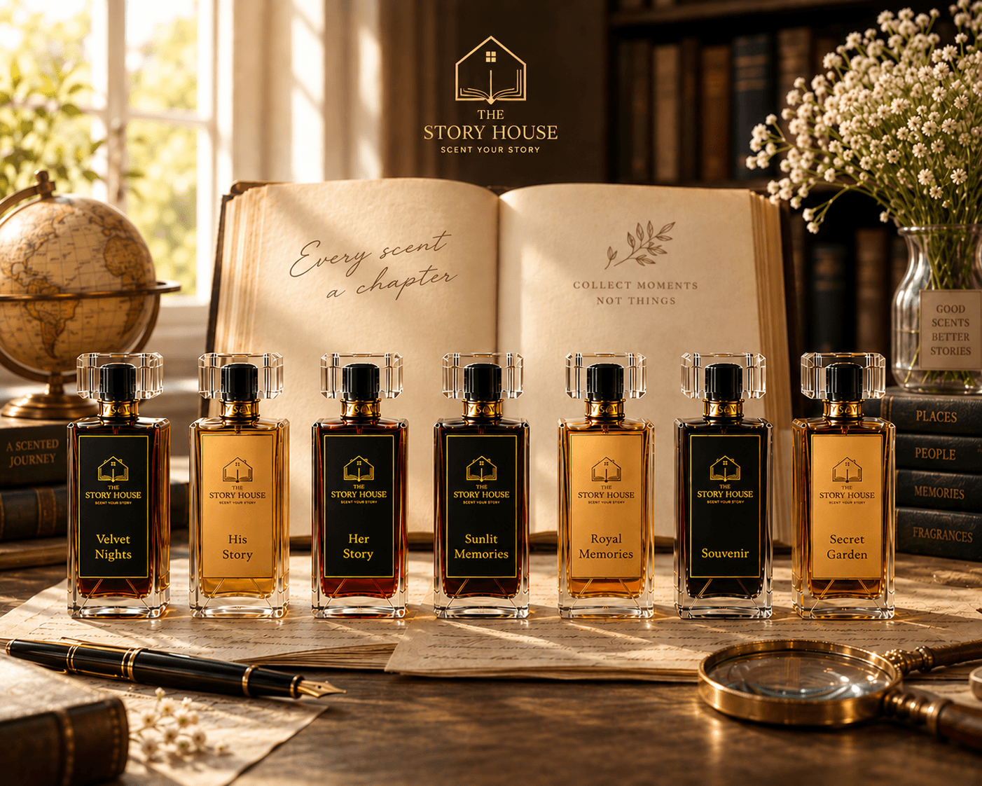 The seven Story House signature scents